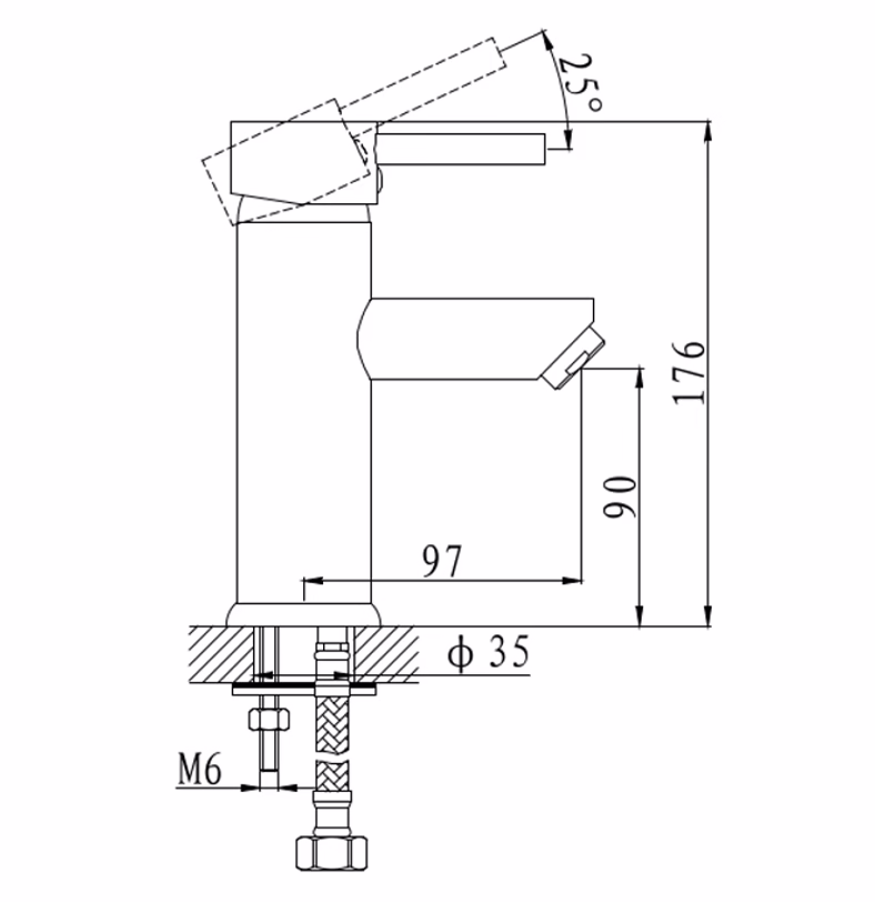 Kilfane Bath Filler Tap & Laune Basin Tap Set - Image 13