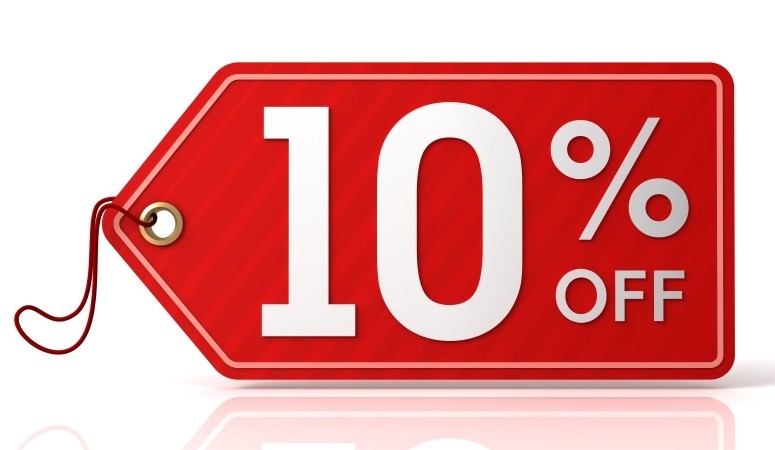 10% off